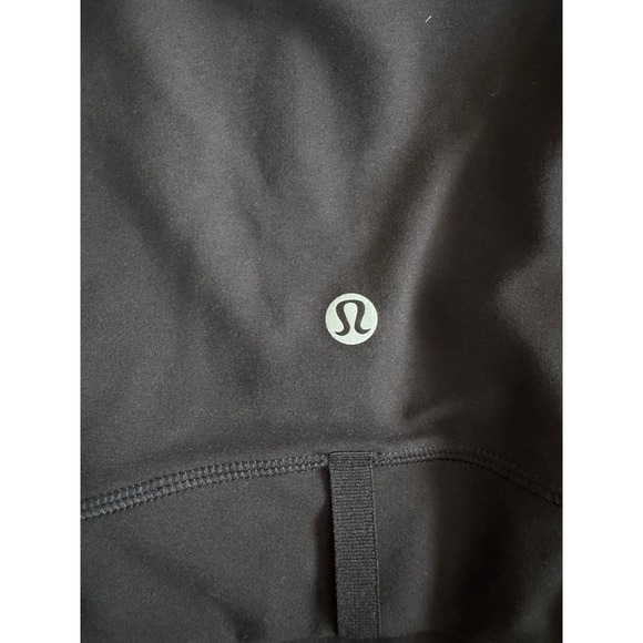 New Size 12 Lululemon Nulu Cropped Define Jacket Black Thumbholes Full Zip $138 - Picture 11 of 15